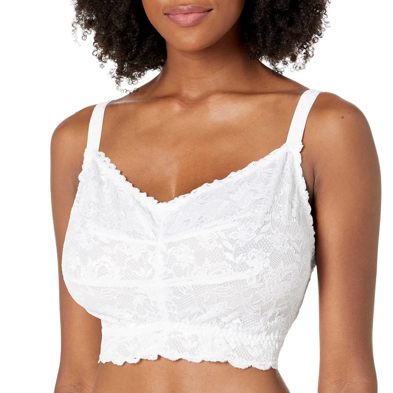Cosabella Women's Say Never Ultra Curvy Sweetie Bra, Opaque, White, S