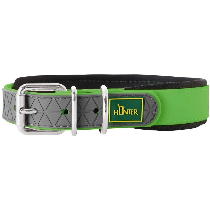HUNTER Convenience Comfort Dog Collar Plastic Material Neoprene 65 L-XL Apple Green