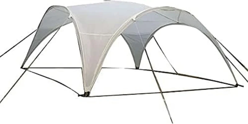 Dmora - Event tent with mosquito net, white color, 4x4 mt