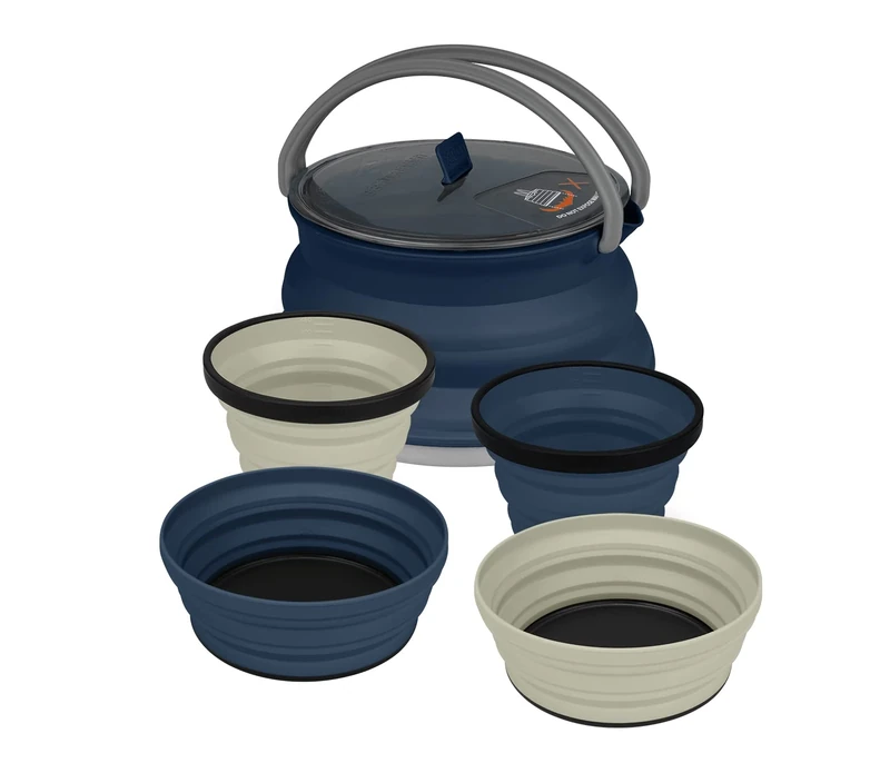 Sea to Summit X-SERIES 12 Set, Única, Navy Blue/Navy Blue/Sand (Blue)
