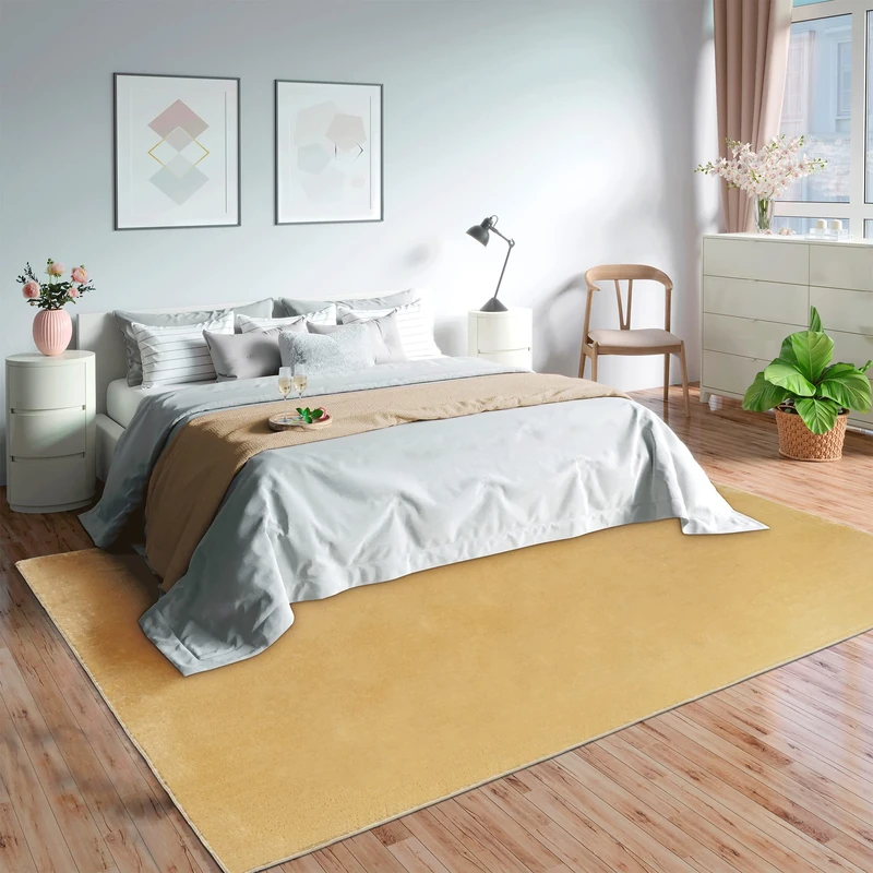 Mias Teppiche Olivia Living room/bedroom rug - washable - 160x220 cm, Gold
