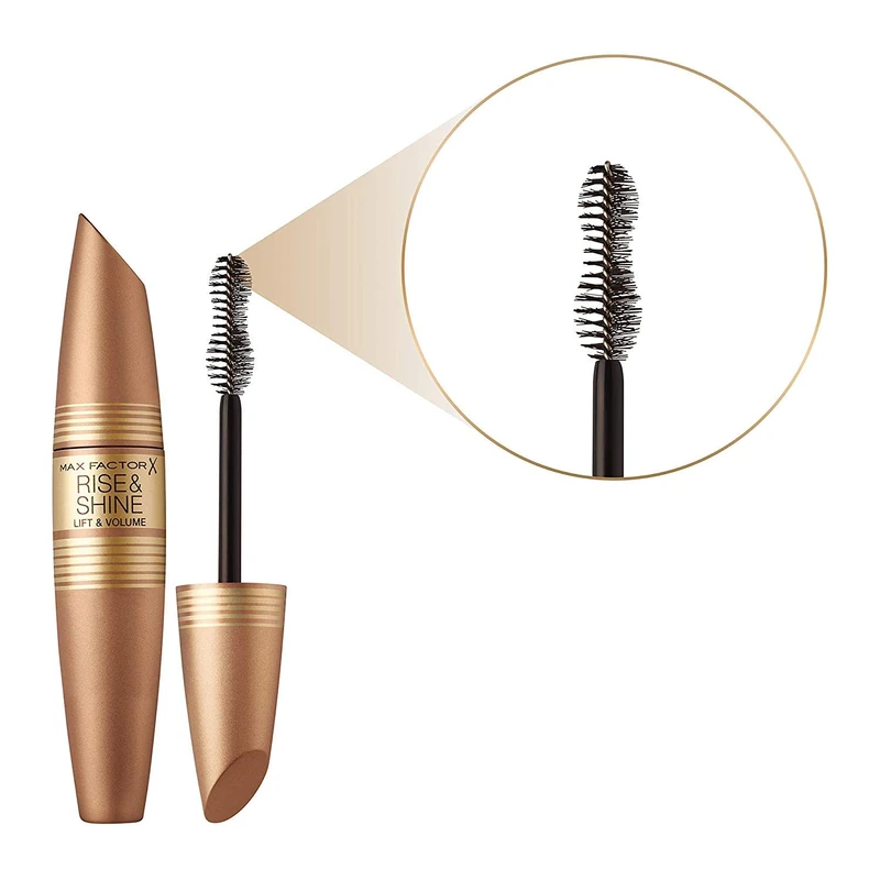 Max Factor Rise & Shine Lift and Volume Mascara - 3 Pack 12ml Black