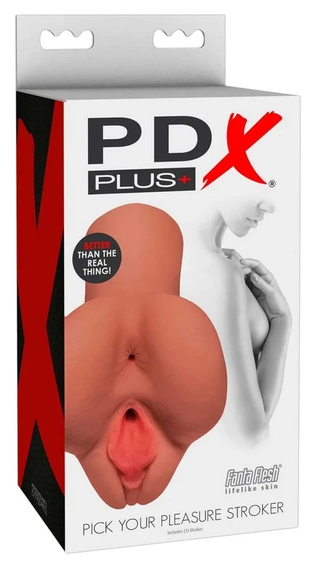 PDX Plus Pick Your Pleasure Masturbator Hautfarben Dunkel One Size