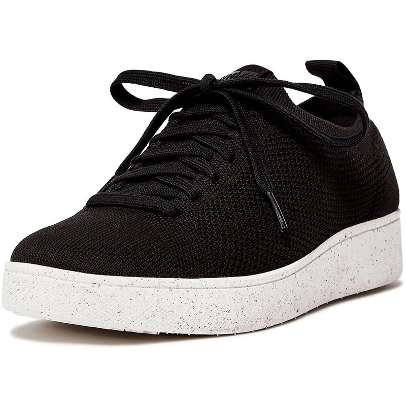 Fitflop Women's Rally e01 Multi-Knit Trainers Sneaker, Black, 6.5 UK
