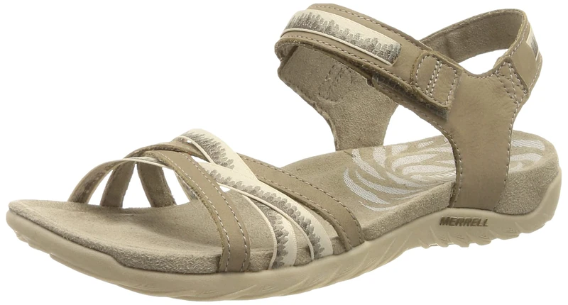 Merrell Women's Terran 3 CUSH Cross Sport Sandal, Moon, 4 UK - Image 1