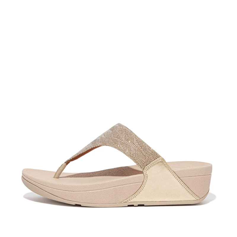 Fitflop Lulu Toe Post Geo Glitz - Image 1
