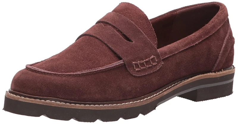 Anne Klein Women's Emmylou Loafer Flat, Dk Brown, 6 UK