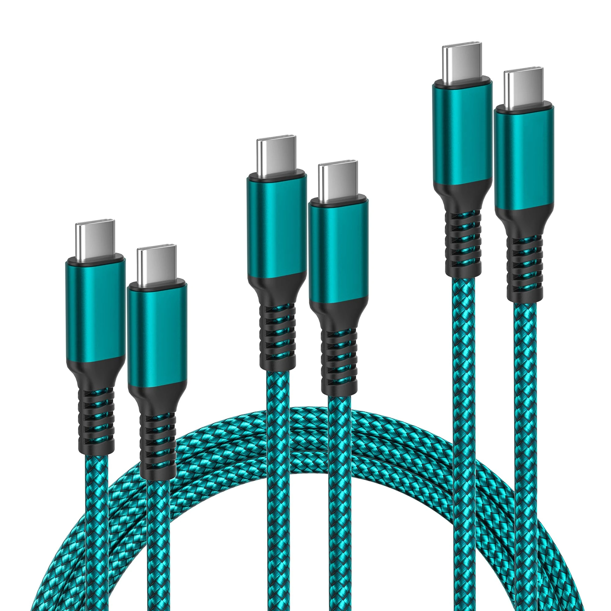 Elebase iPhone Air Charging Cord 3.3/6.6/10FT 3Pack,USB C to Type C,100W Fast Charger USBC Car Carplay Cable for Apple 17 16 16e 15 Pro Max,AirPods 3,iPad Air 4 5,Mini 6,Samsung Galaxy Tab S10 S25