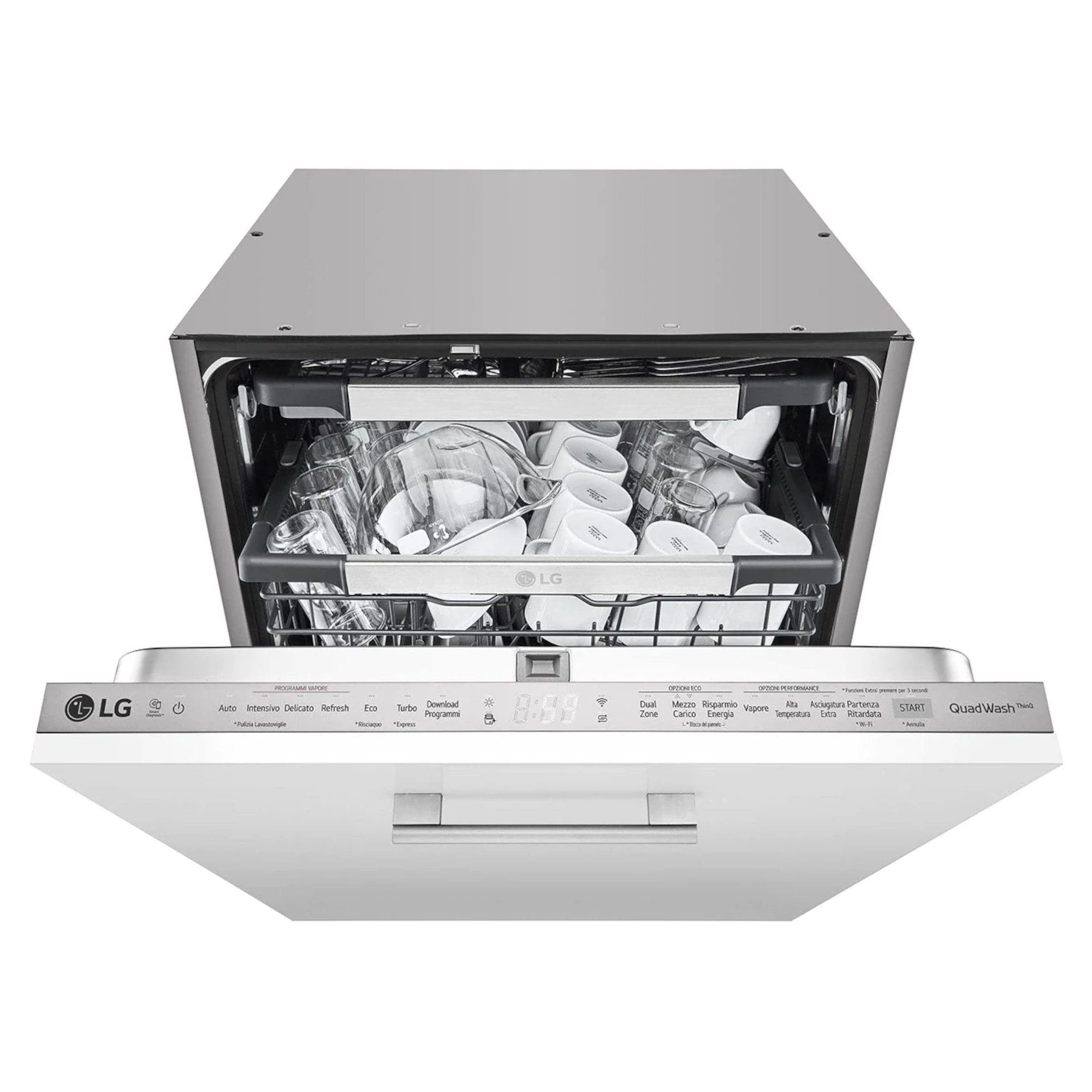 TrueSteam QuadWash 14 Place Built In Dishwasher