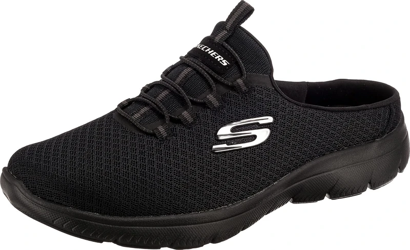 Skechers Women's Summits Swift Step Trainers, Black Mesh/Trim, 5 UK