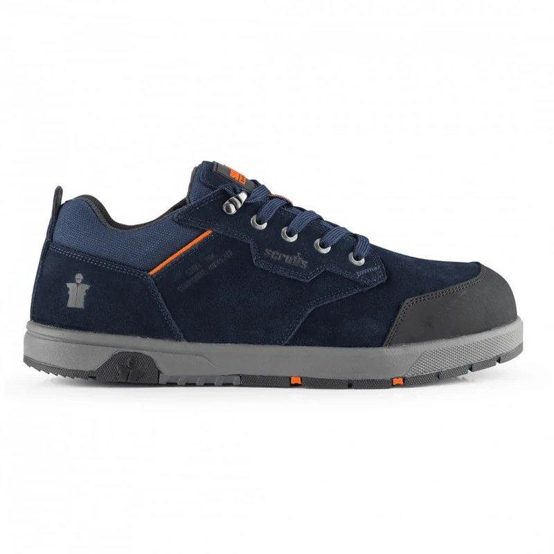 Scruffs Mens Halo 3 Safety Trainers Navy Size 7 Uk (T54959) Construction Shoe, Navy, 7 UK