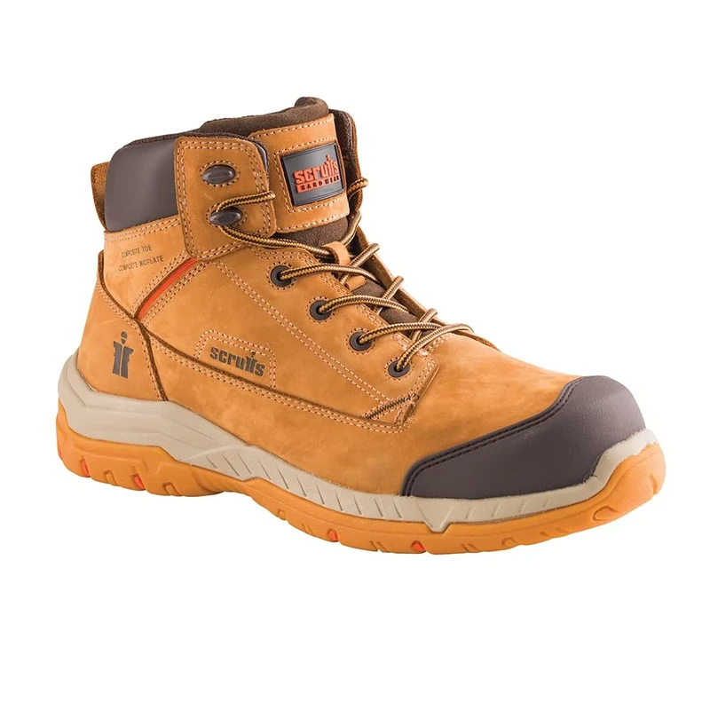 Scruffs SOLLERET SAFETY BOOT TAN Size 8/42