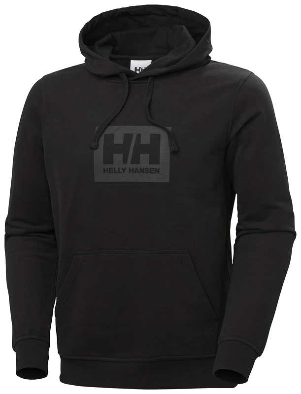 Helly Hansen Men's HH Box Hoodie, Black, L