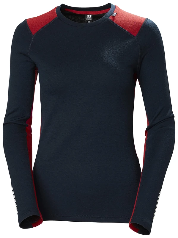 Helly Hansen Women's Lifa Merino Midweight Crew Jacket, Blue, M UK