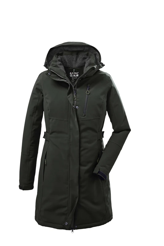Killtec Women's Kow 165 Wmn Prk Functional Parka with Zip-Off Hood