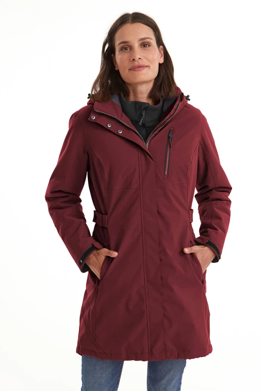 Killtec Women's Kow 165 Wmn Prk Functional Parka with Zip-Off Hood