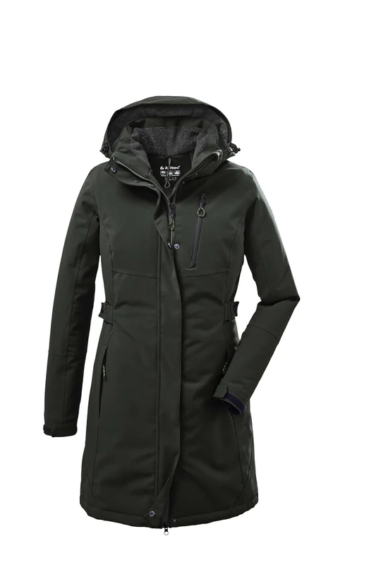 Killtec Women's Kow 165 Wmn Prk Functional Parka with Zip-Off Hood