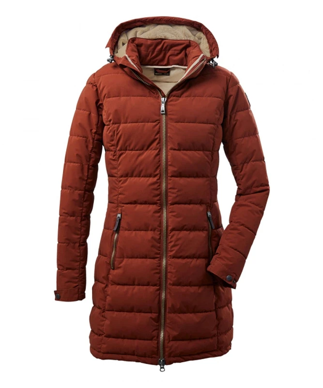 Killtec Women's Gw 13 Wmn Qltd Prk Functional Parka/Quilted Parka with Removable Hood