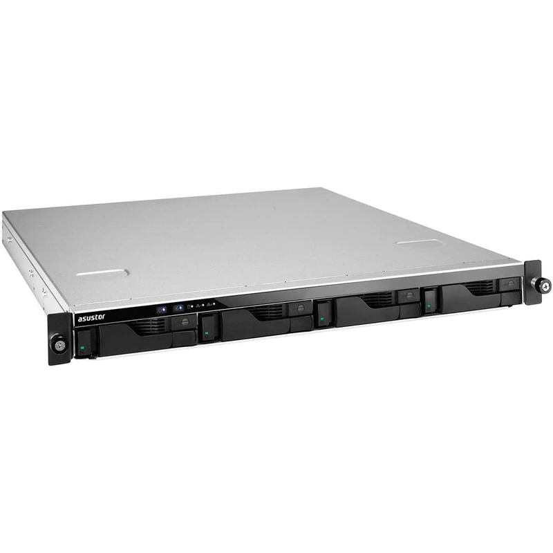 ASUSTOR AS6504RS, 1U RACK NAS DRIVE 0TB, 4 BAY, QUAD CORE (2.1GHZ), 8GB DDR4