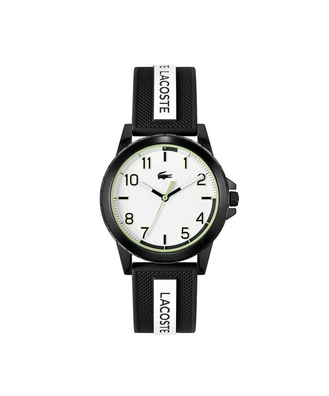 Lacoste Analogue Quartz Watch for Youth RIDER Collection with Black Silicone Bracelet - 2020141