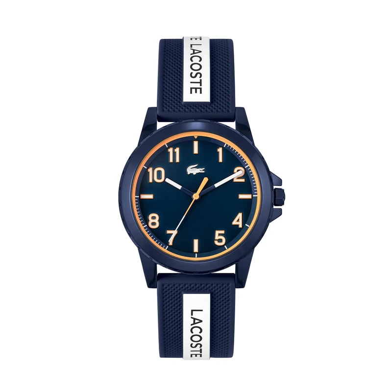 Lacoste Analogue Quartz Watch for Youth RIDER Collection with Blue Silicone Bracelet - 2020142