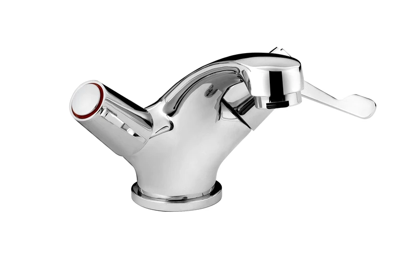 Bristan Lever Mono Basin Mixer with Pop Up Waste with Ceramic Disc Valves Chrome, Chrome Plated
