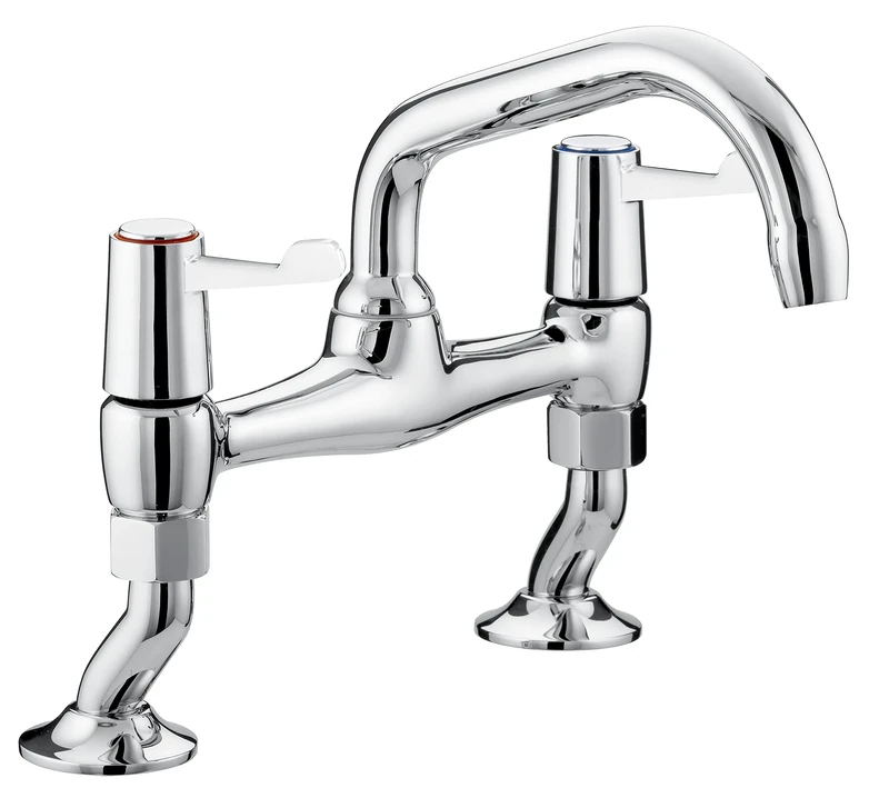 Bristan VAL2 PSNK C CD Value Deck & Bridge Sink Mixers, Chrome