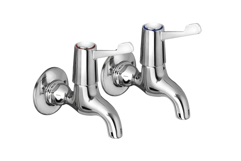 Bristan Value BIB Taps with Ceramic Disc Valves, Deck Mounted, Chrome Finish
