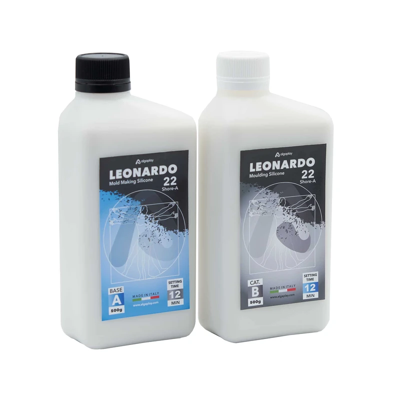 Leonardo Molding Silicone - Specific Silicone Rubber to Make molds that Faithfully reproduce Even the Smallest Details (1 kg)