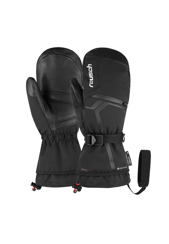 Reusch Unisex Mittens Down Spirit Gore-Tex Mittens 7702 Black/Silver 10.5