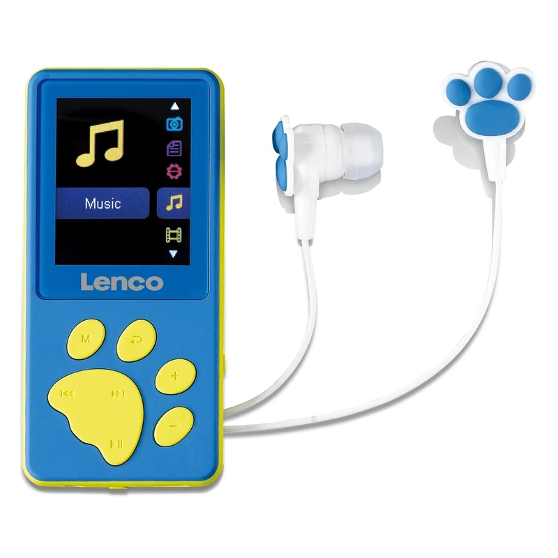 Lenco Xemio-560 MP4 Player 8 GB Memory LCD Screen Blue