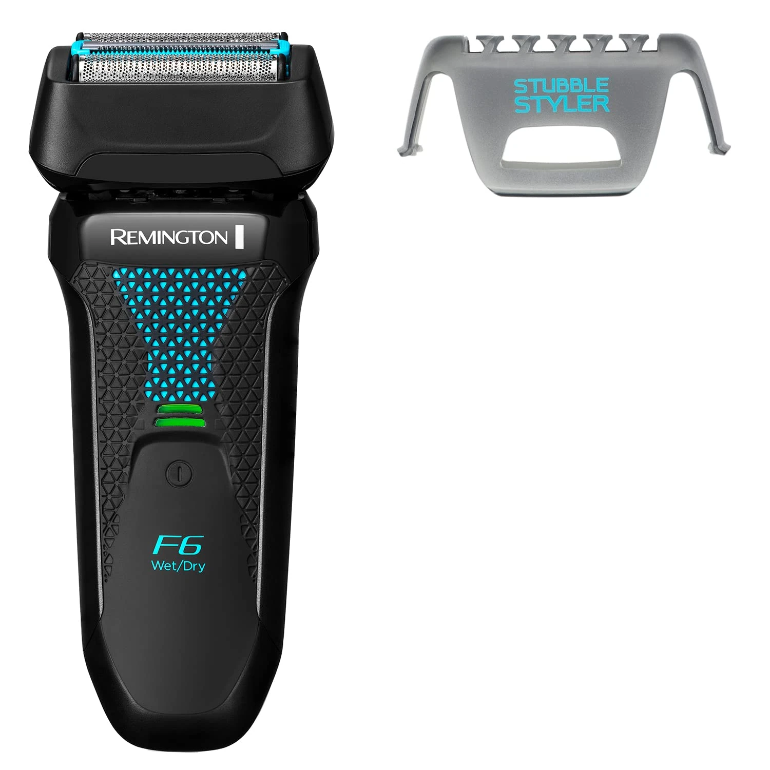 Remington F6 Aqua Men's Electric Shaver (Cordless, Wet & Dry, 100% Waterproof, Foil Shaver, Pop-up Detail Trimmer, USB Charging, 60-Minute Usage, 90-Minute Charge with 5-Min Quick Charge) F6000