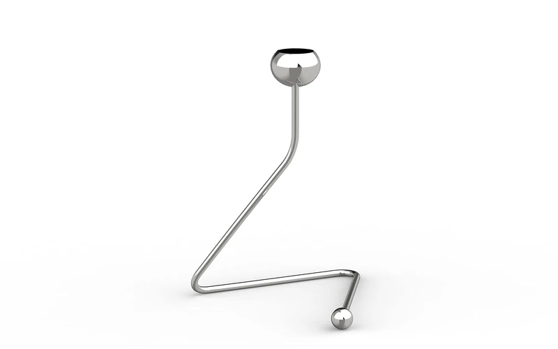Candelabra Modern Silver Candle Holder with Ivory Candle Supplied 14x14 h.18 cm - Image 1