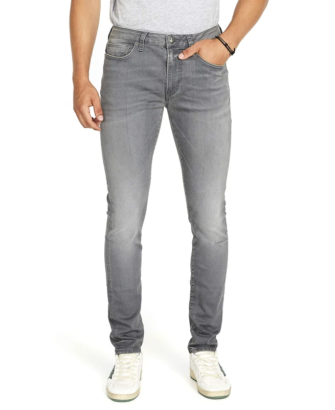 Buffalo David Bitton Men's Skinny MAX Jeans, Grey, 27 32