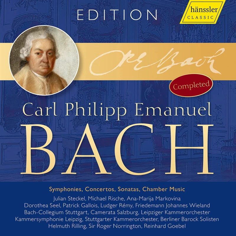 Carl Philipp Emanuel Bach: Symphonies / Concertos/ Sonatas / Chamber Music Complete Edition