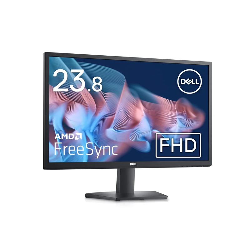 Dell SE2422H 24 Inch Full HD (1920x1080) Monitor, 75Hz, VA, 5ms, AMD FreeSync, HDMI, VGA, 3 Year Warranty, Black