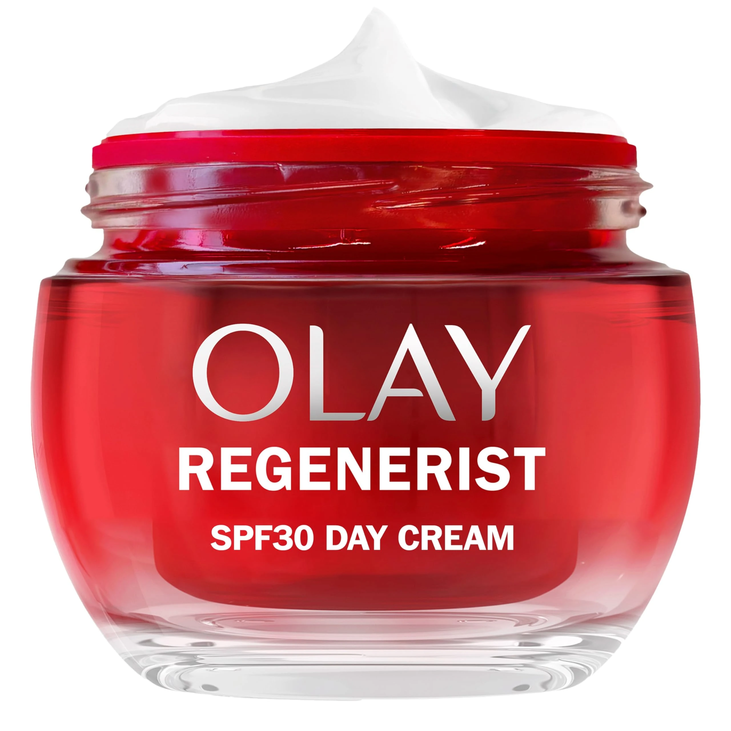 Olay Regenerist Day Face Cream SPF 30 - Anti-Wrinkle Face Moisturiser for Women with Sunscreen, Niacinamide, and Peptides for Firming, Hydrating, and Renewing Skin, Non-Greasy face cream 50ml