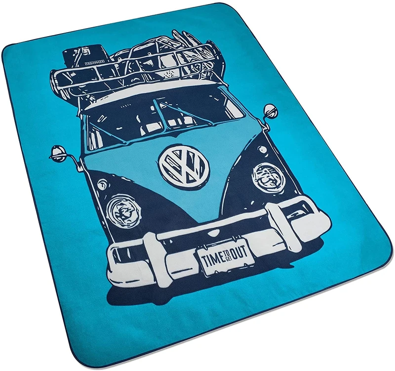 Volkswagen Heritage 7E9084509 Picnic Blanket Bulli 200 x 160 cm Blue