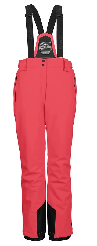 Killtec KSW 249 WMN SKI PNTS 37559-000 Women's Functional Ski Trousers with Removable Straps, Edge Protection and Snow Guard Neon Coral 38