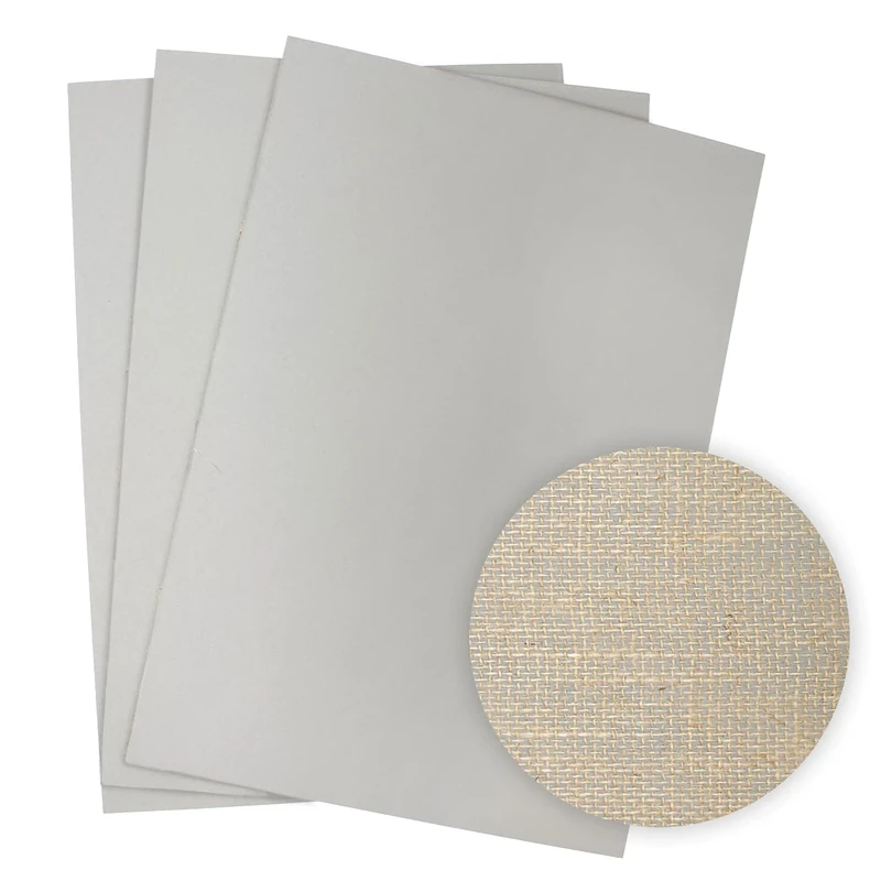 Artway Traditional Lino A2 Sheets – Ideal for Printmaking/Lino Printing – Pack of 3 Sheets - Grey