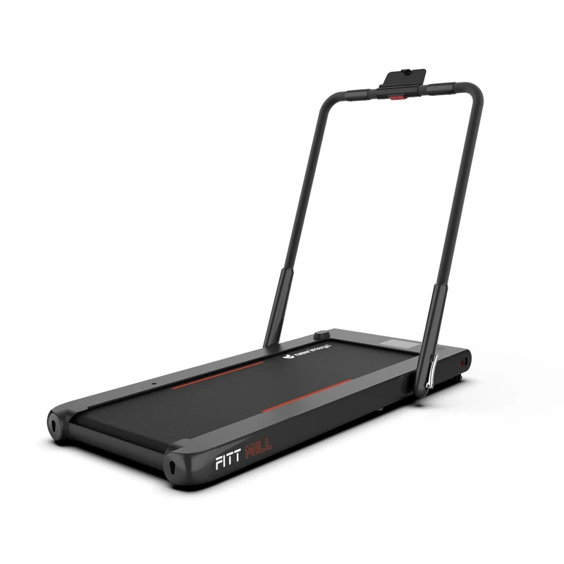 New Image FITT Mill - Foldable Motorised Indoor Treadmill & Walking Pad for At Home Workouts - Remote Control Speed Setting - Built-In Bluetooth Speaker - Phone/Tablet Holder - Lightweight & Portable - Image 1