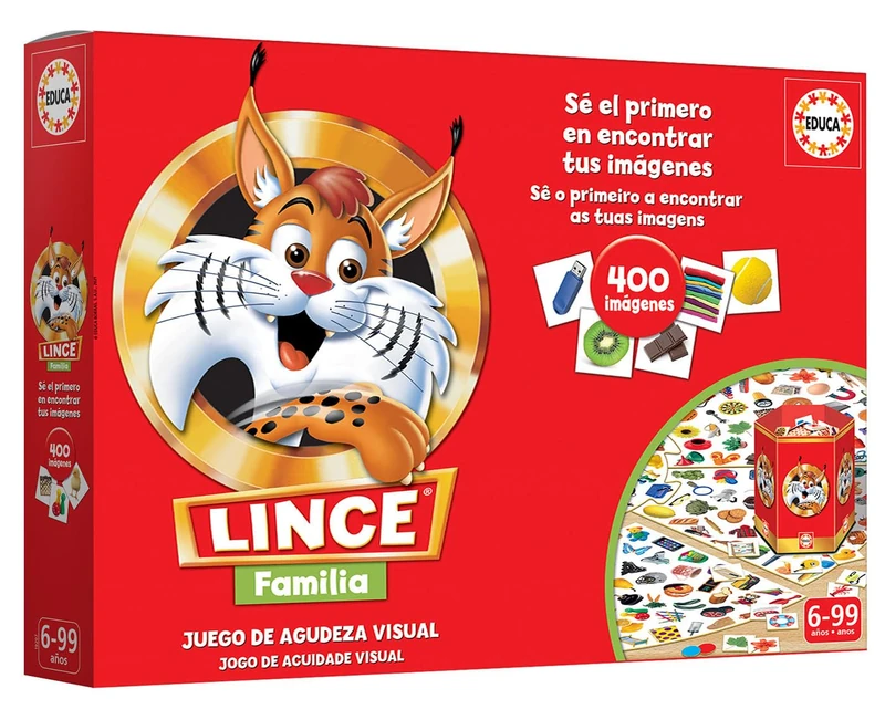 Educa Lynx Family Board Game - 400 Images for Ages 6+ - Image 1