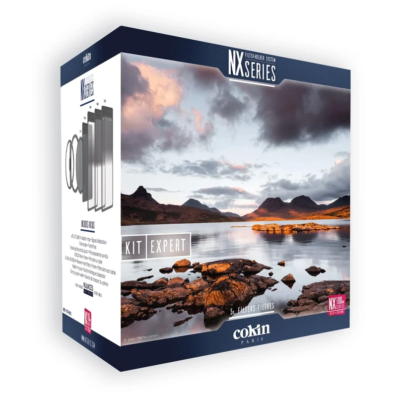 COKIN NX-Series Expert Kit inc. 100mm Filter-Holder + CPL + Wallet + NUANCES Extreme ND1024* + GND8 Soft* + GND8 Reverse* + GND8 Hard* (* in frames) + ø72/77/82mm Adapter ring + accessories