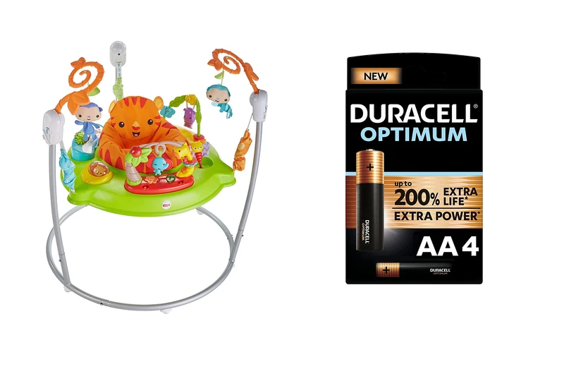 Fisher-Price CHM91 Roaring Rainforest Jumperoo with Batteries - Image 1