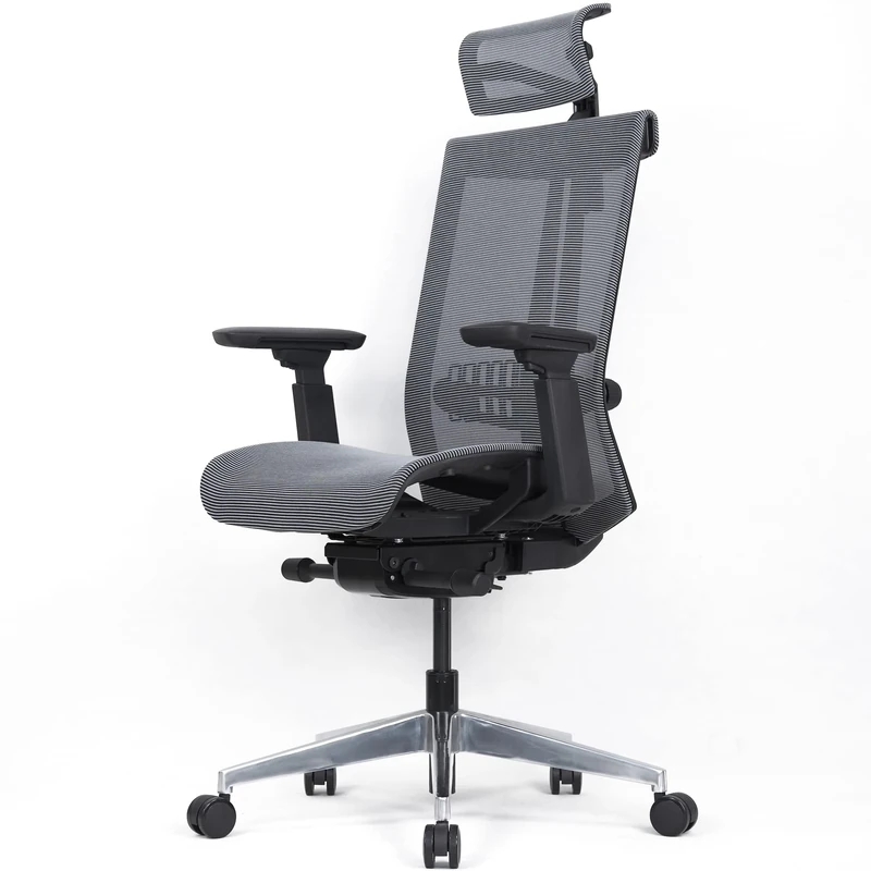 Realm of Thrones Ergonomic Office Chairs (Deluxe Mesh Retro, Grey)