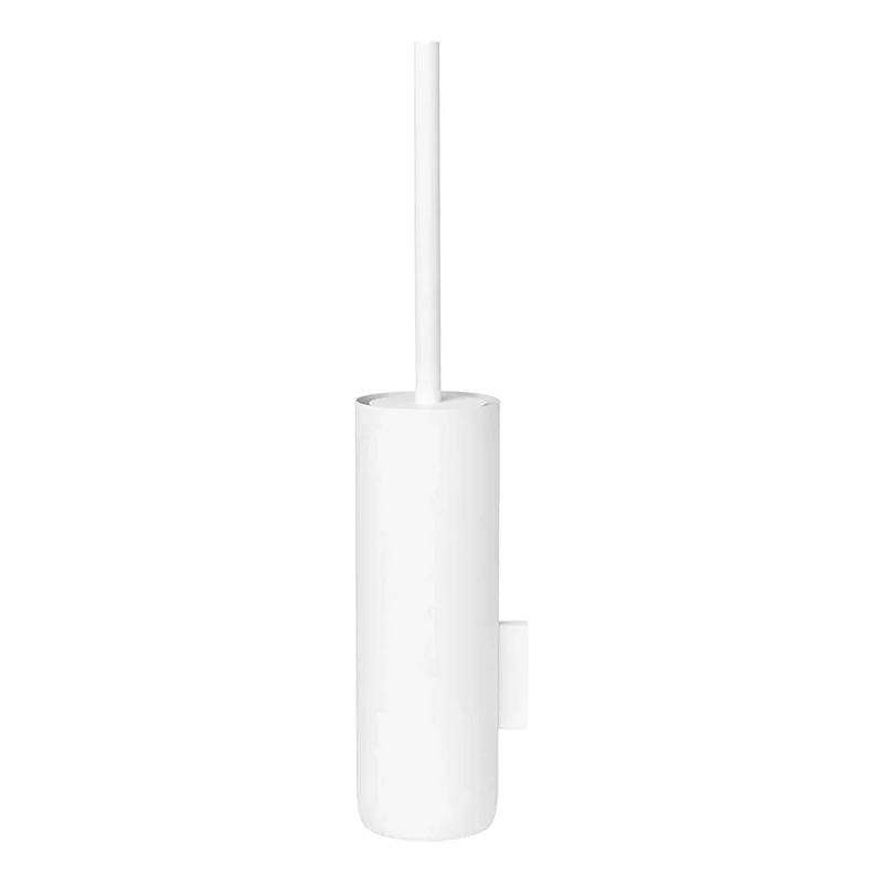 Blomus Modo Powder Coated Stainless Steel Wall-mounted Toilet Brush Colour: Blomus White