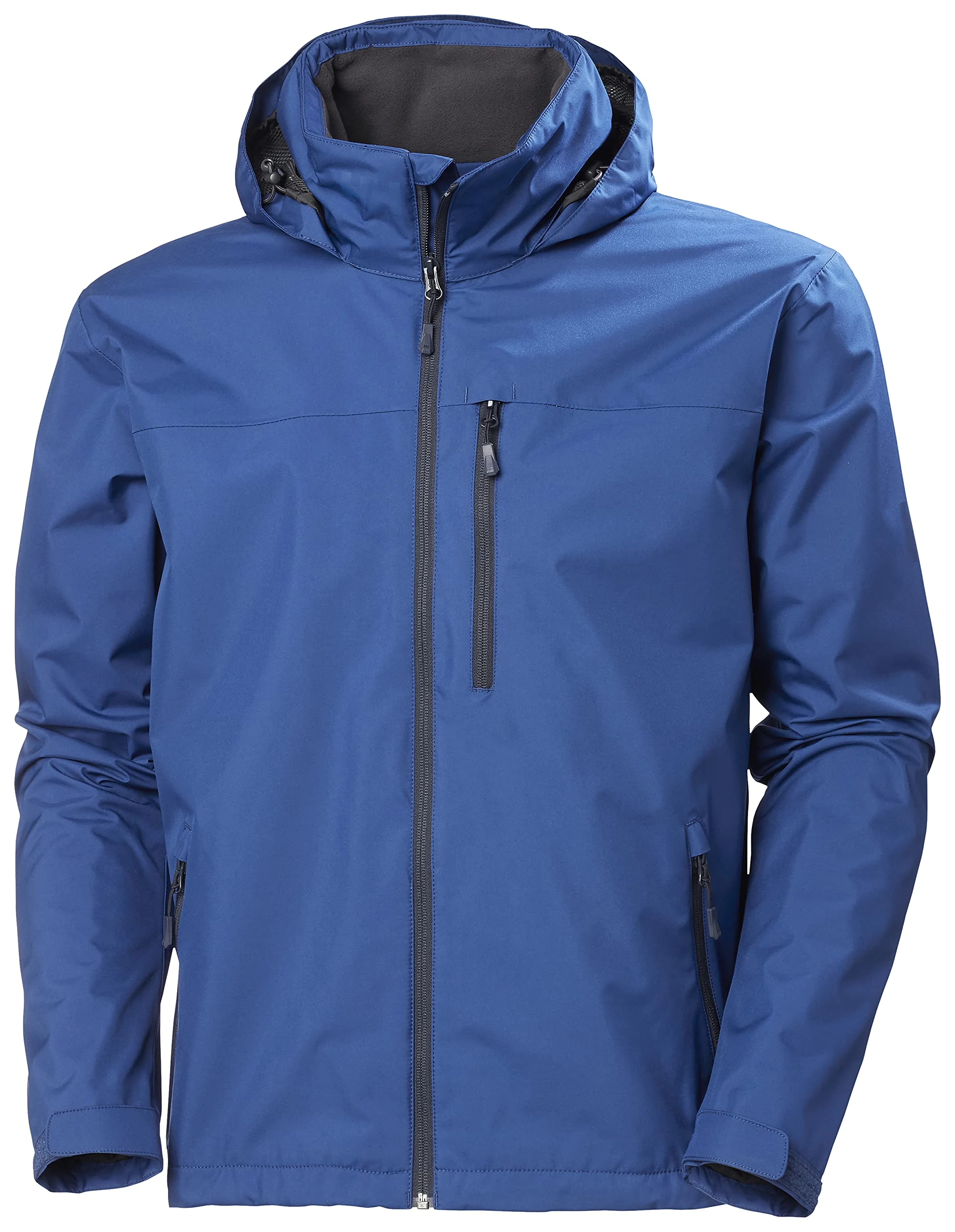 Helly Hansen Men's Crew Hooded Jacket, Deep Fjord, S