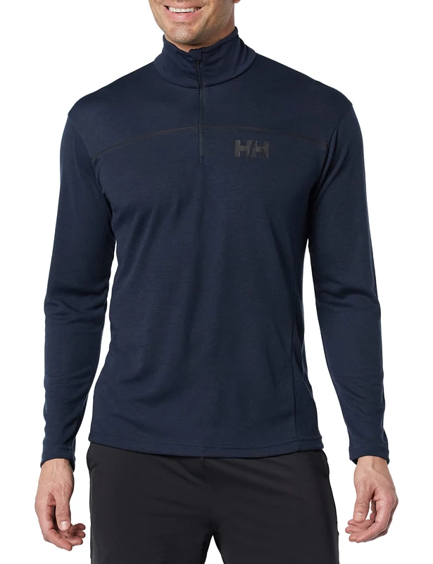 Helly Hansen Men's HP 1/2 Zip Pullover, Navy, XL