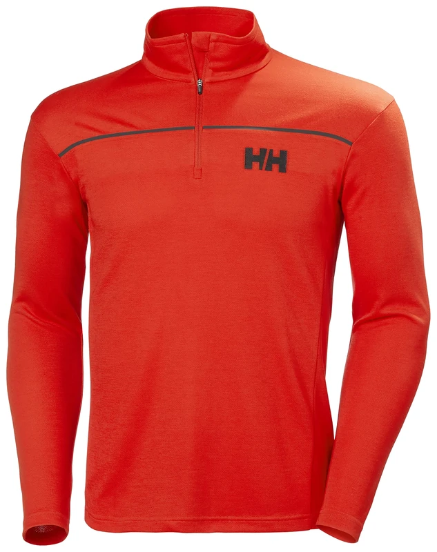 Helly Hansen Men's HP 1/2 Zip Pullover, Red, S