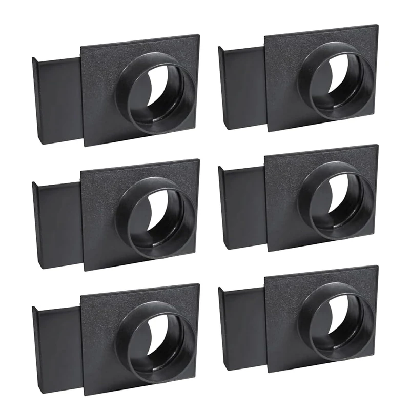 POWERTEC 70108-P6 4 Inch Blast Gate for Dust Collector, Dust Collection Fittings -6PK